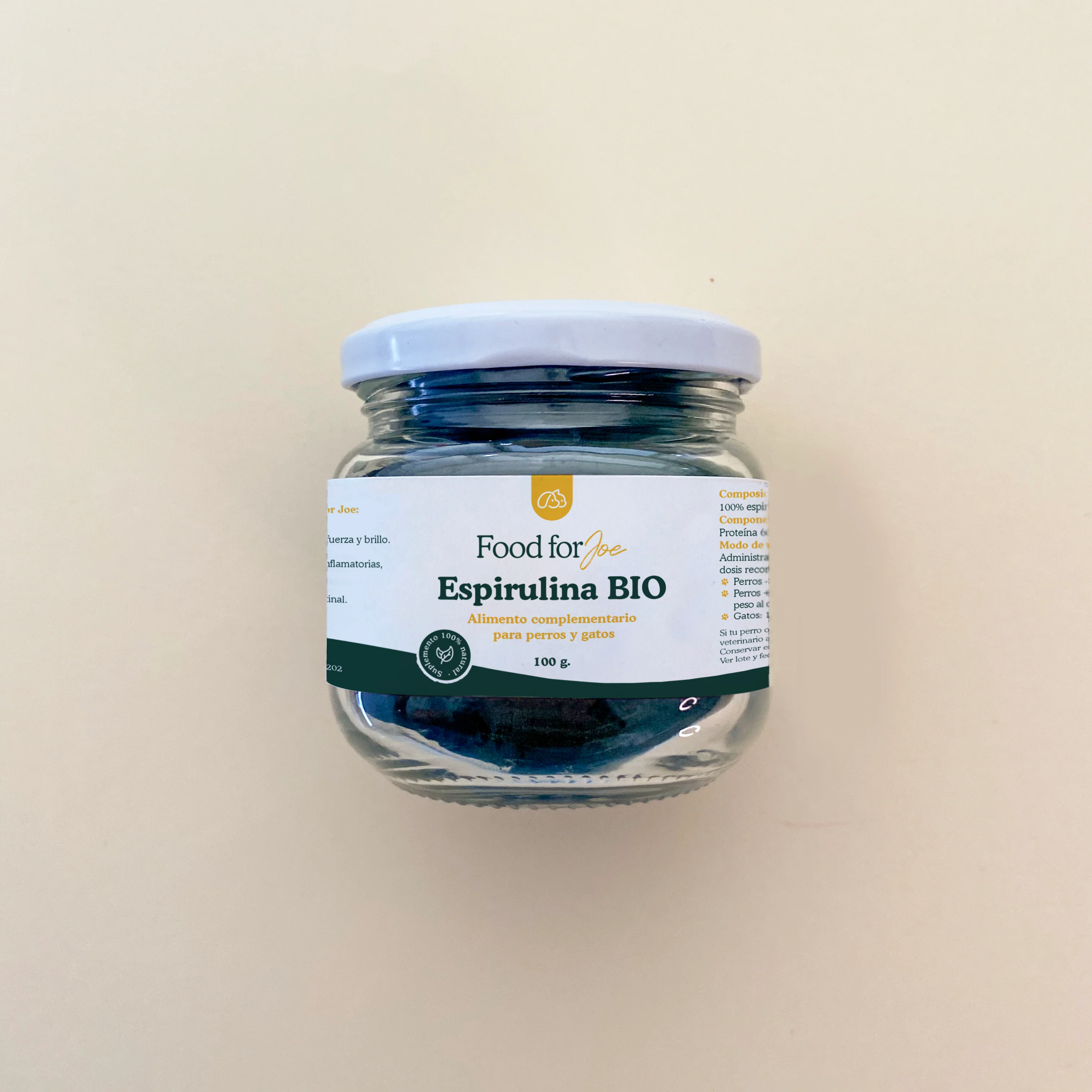 Espirulina BIO Food for Joe - Suplemento 100% natural para perros y gatos - Image 3