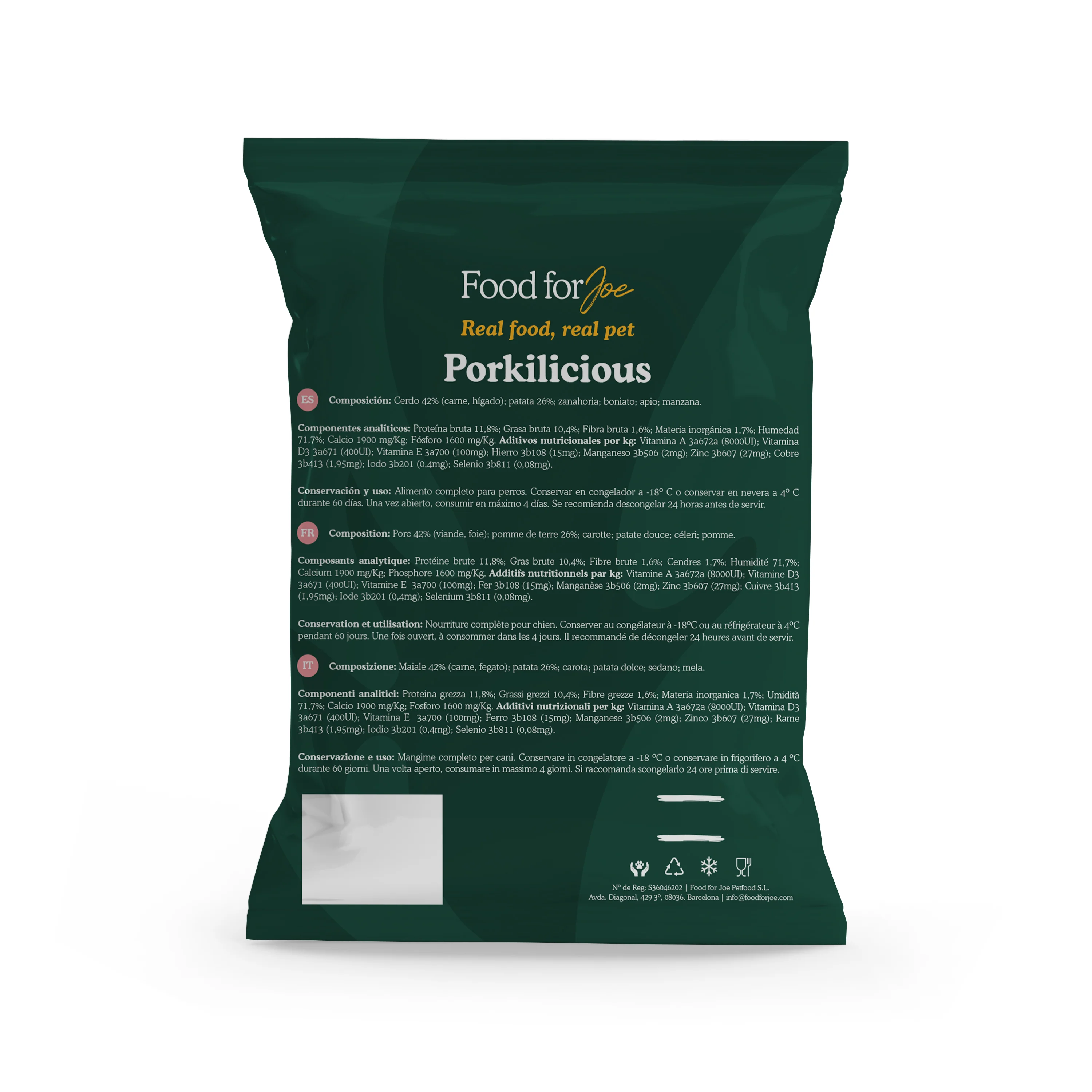 Porkilicious - menú de cerdo para perros 200g - Image 6